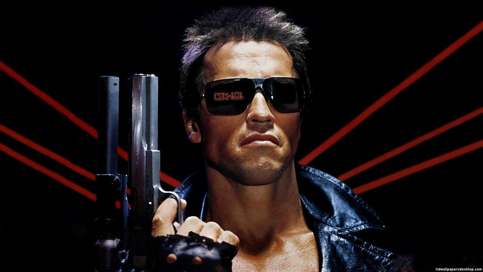 A still from The Terminator