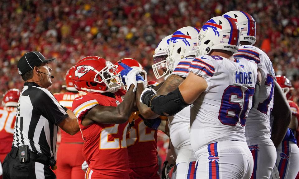 The Buffalo Bills vs. Kansas City Chiefs NFL playoff game on Sunday will be shown on CBS.