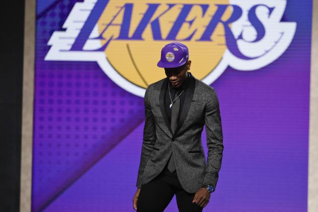 NBA draft: Here's why De'Andre Hunter was still announced a Lakers pick