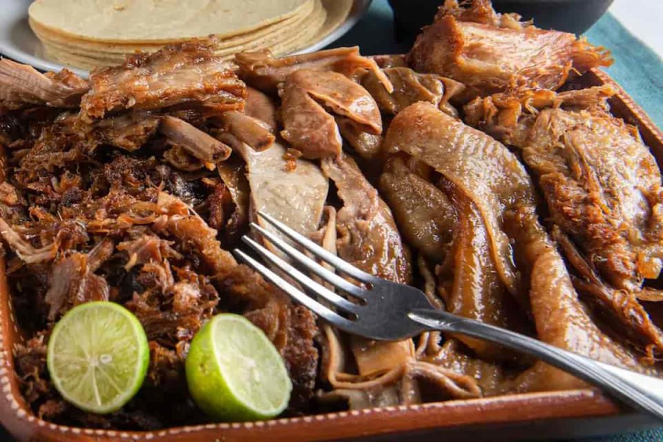 cómo hacer carnitas estilo Michoacán