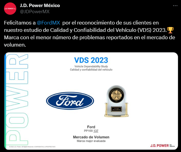 Ford es la mejor marca de volumen