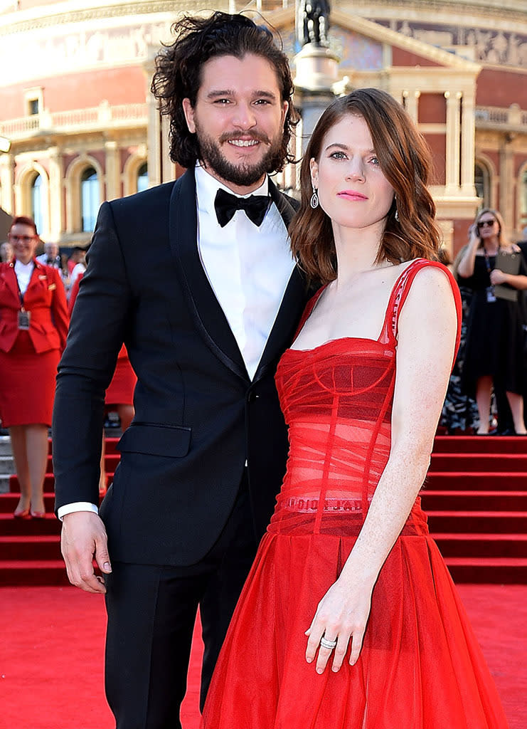 Kit Harington and Rose Leslie are engaged. (Photo: Getty Images)