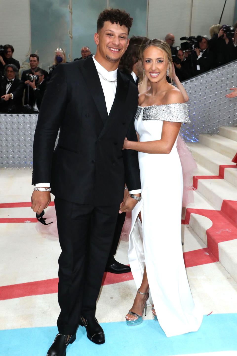 Patrick Mahomes and Wife Brittany Matthews Attend 1st Met Gala 3 Months