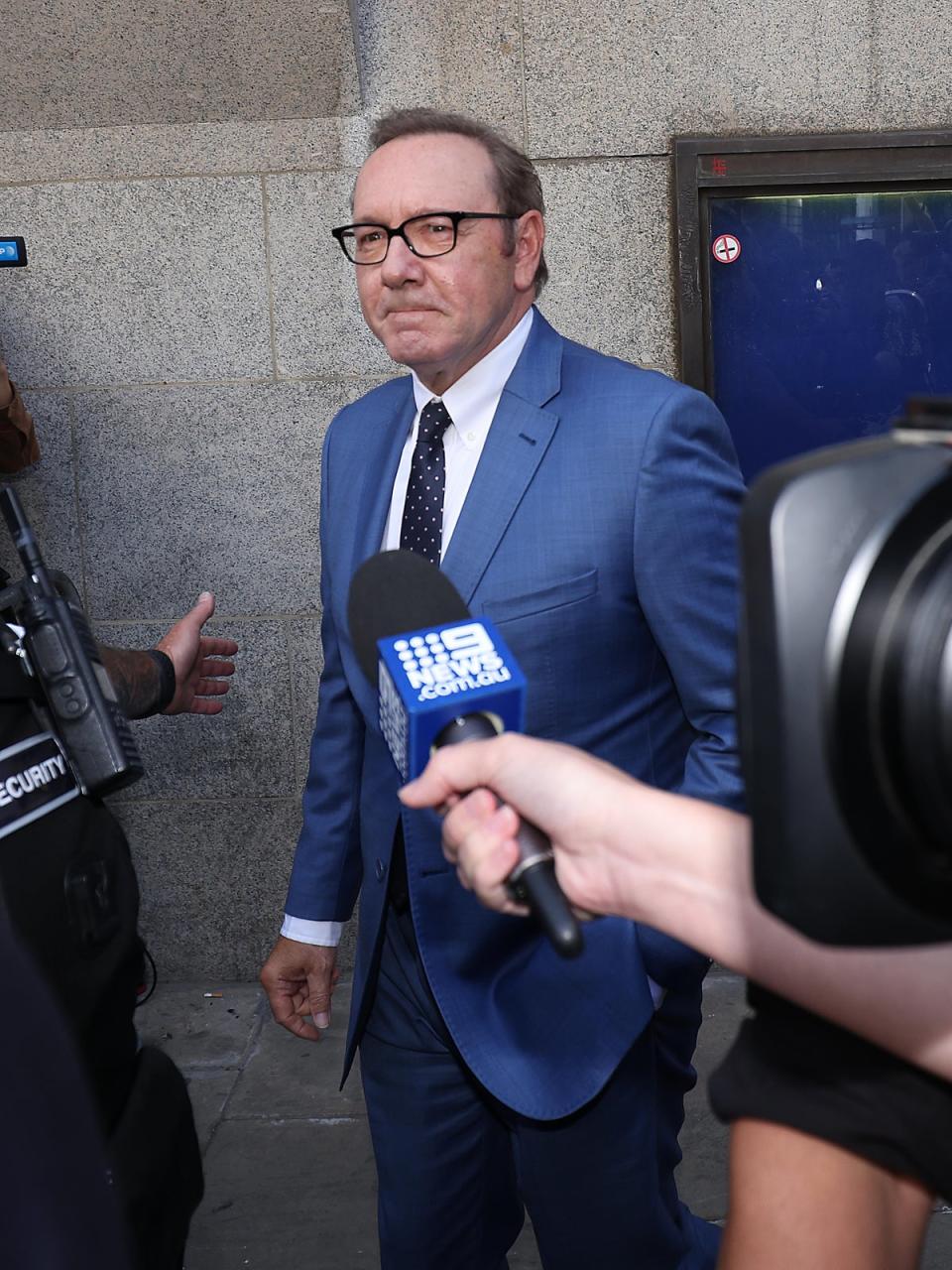 Actor Kevin Spacey leaves the Old Bailey in London (James Manning/PA) (PA Wire)