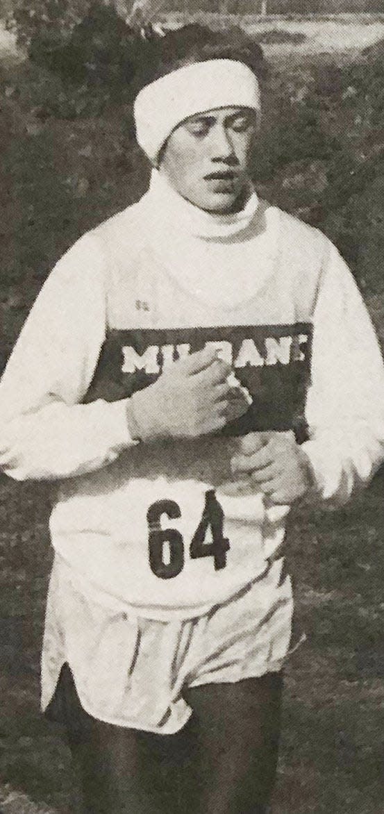 Jaime Pauli of Milbank won state Class A girls cross country championships in 1991, 1993 and 1995 and helped lead the Bulldogs to the 1992 team championship.