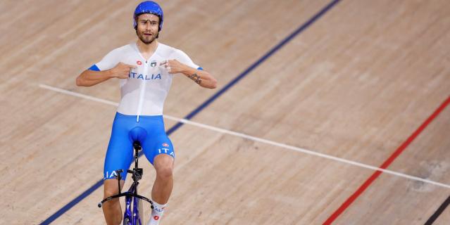 Filippo Ganna UCI Hour Record timed by Tissot