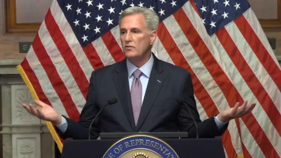 Republican Kevin McCarthy was removed as speaker of the House.