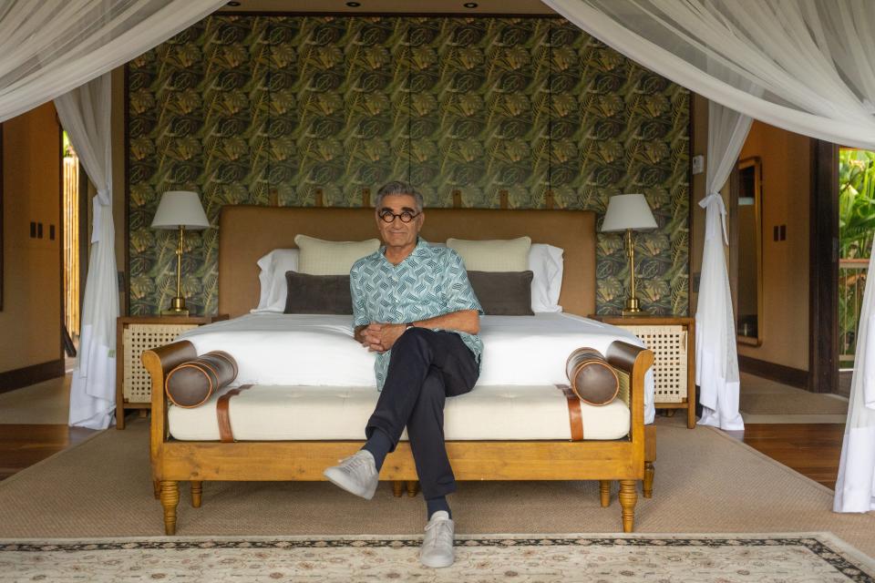 Eugene Levy stays at Nayara Tented Camp while visiting Costa Rica in “The Reluctant Traveler,”