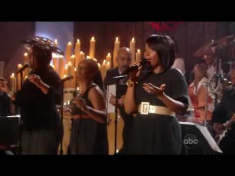 1) "Christmas Gospel Medley" by Jennifer Hudson