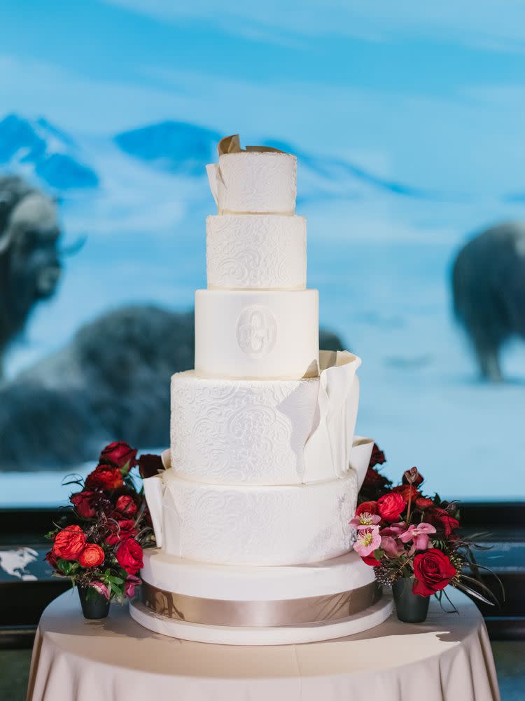 Duff Goldman's wedding cake | Amy and Stuart Photography/Martha Stewart Weddings