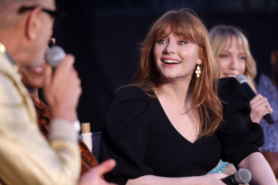 Bryce Dallas Howard during a speaking panel