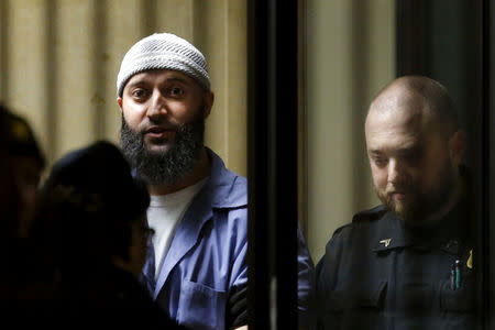 FILE PHOTO: Convicted murderer Adnan Syed leaves the Baltimore City Circuit Courthouse in Baltimore, Maryland February 5, 2016. REUTERS/Carlos Barria