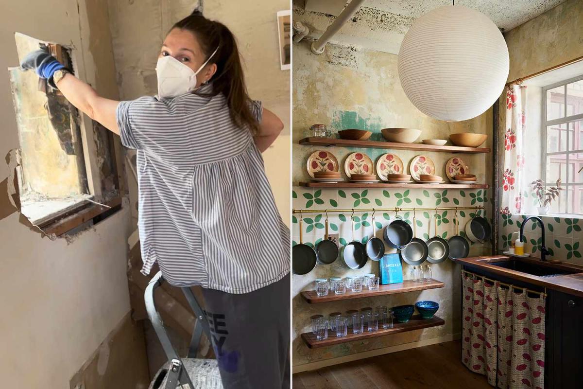 Drew Barrymore Shows Off Unique Kitchen 1 Year After Destroying It with a  Hammer in Viral Video