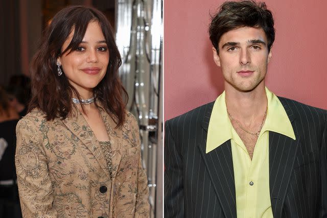 <p>Mike Marsland/WireImage</p> Jenna Ortega and Jacob Elordi