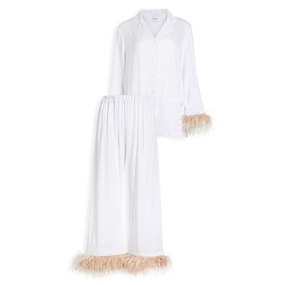 Sleeper Pajama Set with Feathers