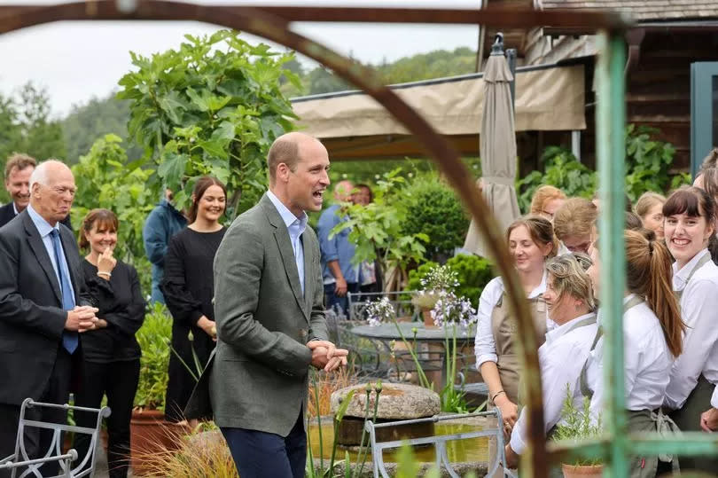 Prince William, Duke of Cornwall, visited the Duchy of Cornwall Nursery in Lostwithiel in 2023 -Credit:Greg Martin