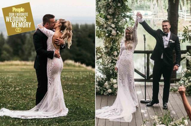 Kristin Juszczyk Recalls 'Torrential Downpour' at Wedding to 49ers
