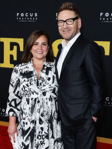 <p>Xavier Collin/Image Press Agency/Alamy</p> Lindsay Brunnock and Kenneth Branagh at the Los Angeles premiere of 'Belfast' in November 2021.
