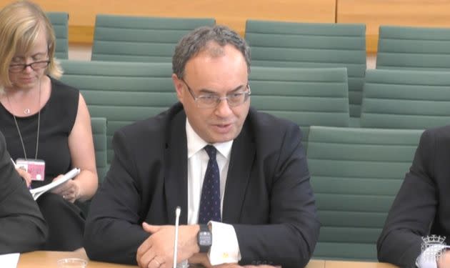 Bank of England Governor Andrew Bailey (Photo: Parliament TV)