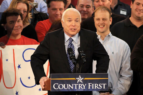 This isn’t such a bad slogan, especially considering McCain’s admirable war record and the relative inexperience of his opponent, Barack Obama. But after McCain’s “Hail Mary pass” of selecting Alaska Governor Sarah Palin as his running mate, the slogan seemed to many voters to be at odds with McCain’s actions.