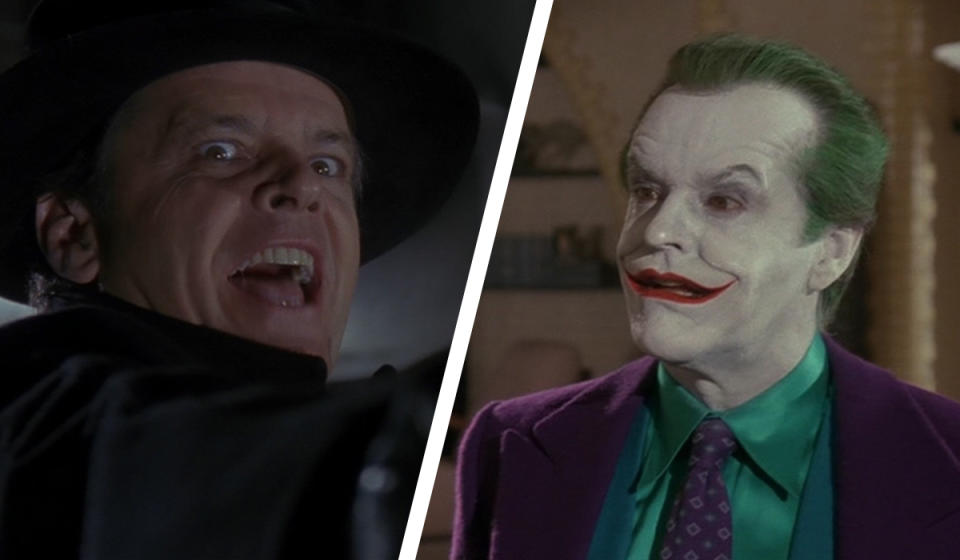 <p>Back in 1989, Jack Nicholson stunned comic book fans with his off-the-wall take on The Joker. If anyone was going to be cast in the role, it had to be Jack Nicholson… and ‘Batman’ goes down in history as one of the all-time great comic book movies. (Credit: Warner Bros.) </p>