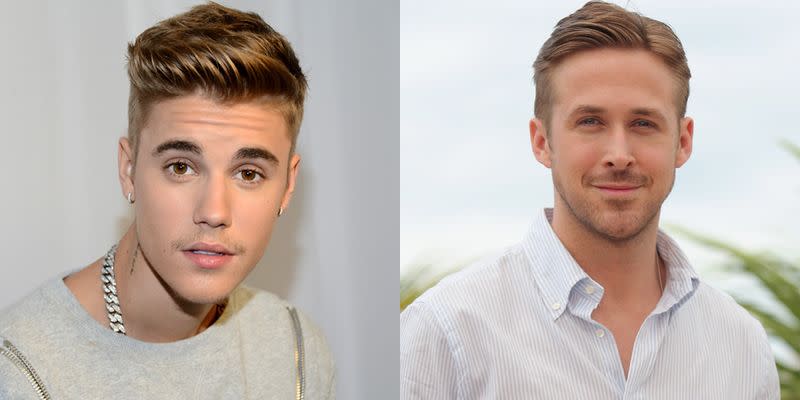 Justin Bieber and Ryan Gosling
