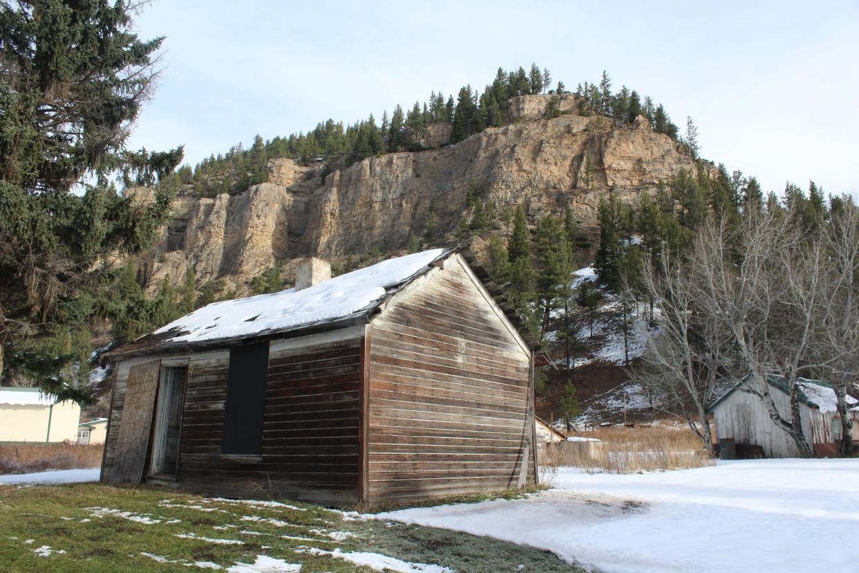 The old Great Northern Railway section house in Monarch will soon be restored with a $30,000 gift to the project by the Grey Family Foundation of California