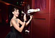 <p>Alison Brie attends the Netflix Golden Globes after-party at the Waldorf Astoria Beverly Hills. (Photo: Kevin Mazur/Getty Images for Netflix) </p>