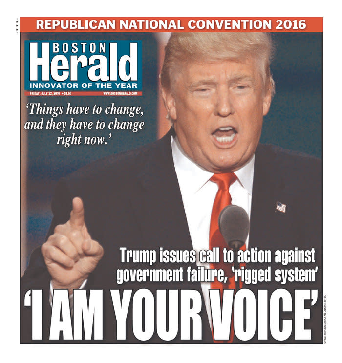 ‘I am Your Voice’  - BOSTON HERALD