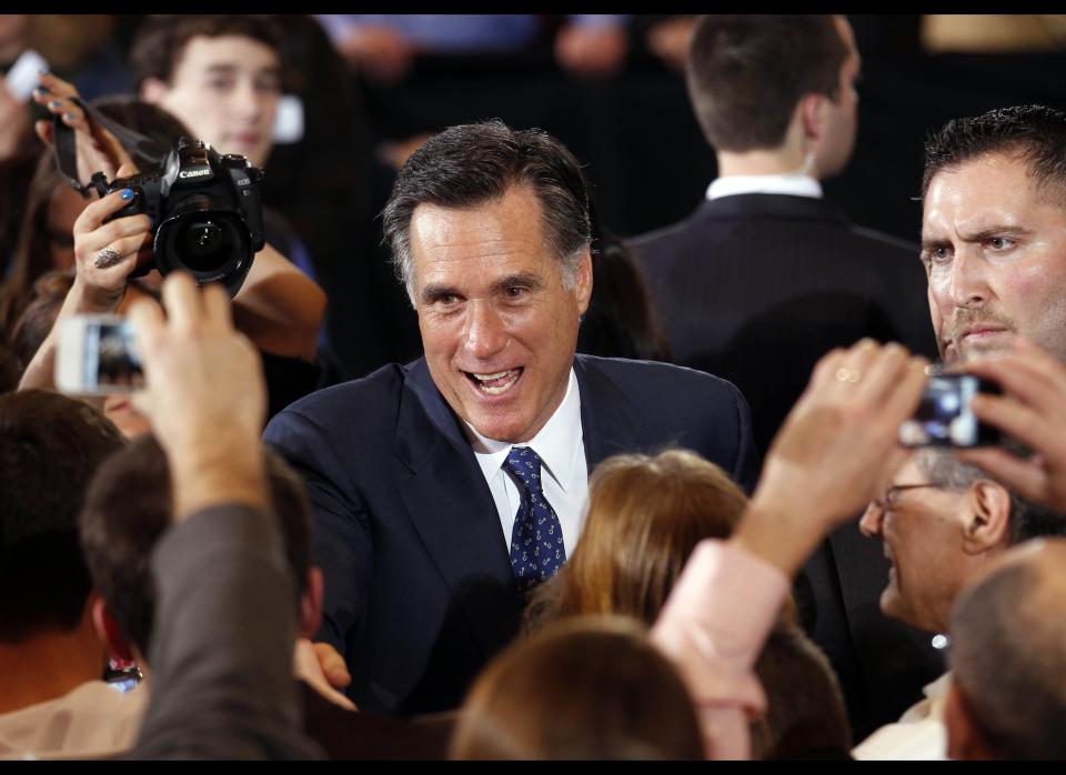 After a string of losses, Mitt Romney ended February with double wins in Michigan and Arizona.    HuffPost's<a href="http://www.huffingtonpost.com/2012/02/29/mitt-romney-michigan_n_1308485.html" target="_hplink"> Jon Ward reports</a>:  <blockquote>Mitt Romney's narrow win over Rick Santorum in Michigan on Tuesday, combined with his decisive win in Arizona, allowed his campaign a sigh of relief. He knew he had narrowly missed hitting an iceberg.    Romney, the former Massachusetts governor, had 41 percent to Santorum's 38 percent, with 99 percent of the vote counted, according to the Associated Press. Romney won Arizona with 47 percent to Santorum's 27 percent, with 89 percent of the vote counted.    "We didn't win by a lot but we won by enough and that's all that counts," said Romney, who was measured in his exuberance, reflecting in his body language the knowledge that a long fight still lies ahead.</blockquote>    Heading into Super Tuesday, the Romney campaign is <a href="http://www.huffingtonpost.com/2012/03/06/mitt-romney-super-tuesday-2012_n_1316257.html" target="_hplink">focused on Ohio</a>, where polling shows him neck-and-neck with Rick Santorum.