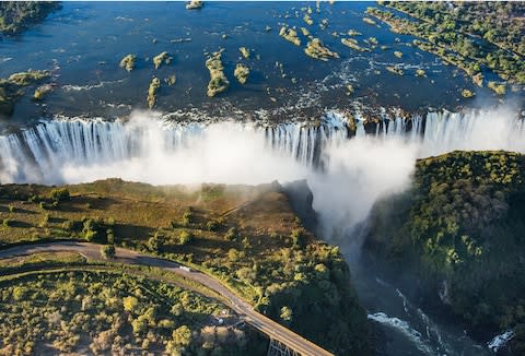 Victoria Falls - Credit: AP