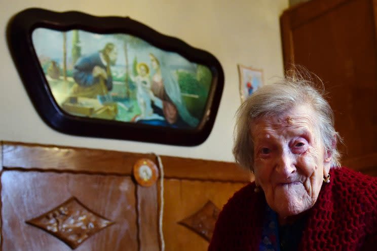 Emma Morano has lived in three different centuries (Picture: AFP)
