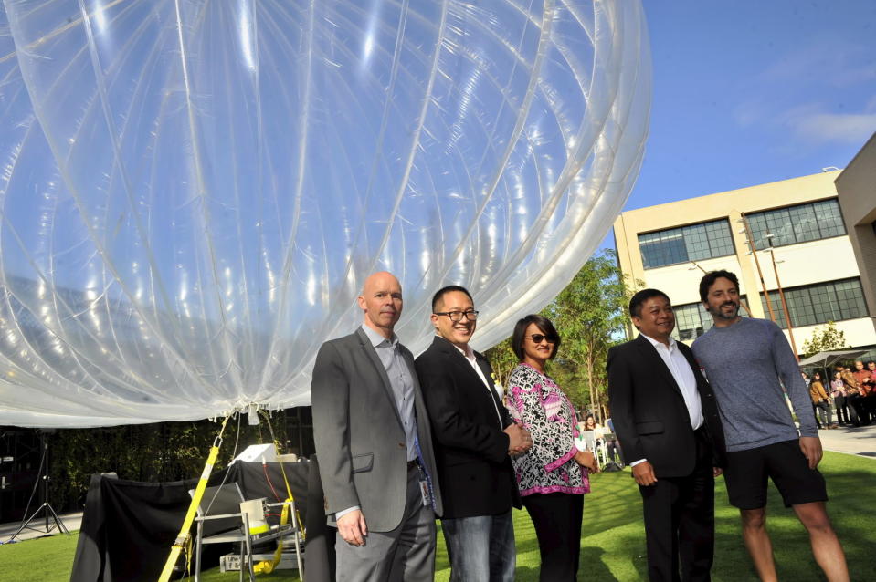 Google parent company Alphabet's internet-delivering balloon service and its