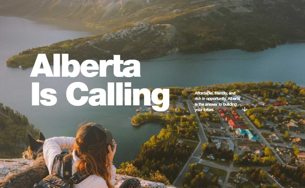 Some key selling points of making the move to Alberta include increased affordability of homes, lower taxes and higher wages, according to the 'Alberta is Calling' website. (albertaiscalling.ca - image credit)