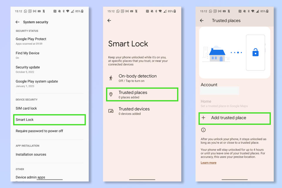 How to use Smart Lock on Android