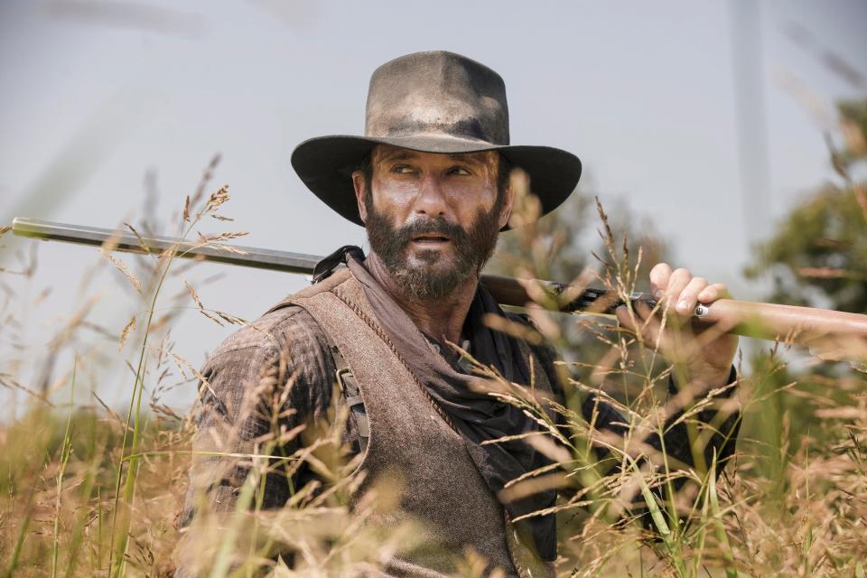 Tim McGraw stars James Dutton in the Paramount+ original series "1883." Cowboy-hat-loving singer McGraw says he had to find the right hat to reflect his non-Texan settler character.
