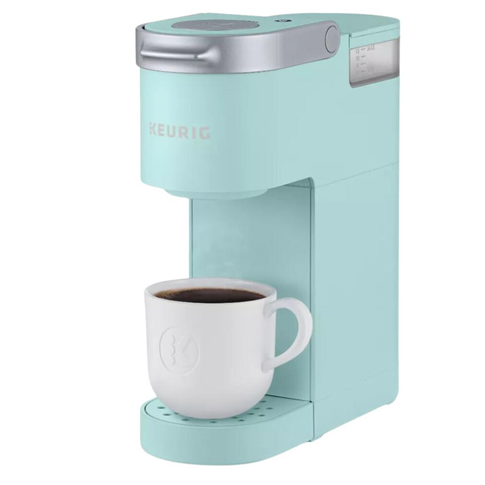 Keurig k-mini in a mint color