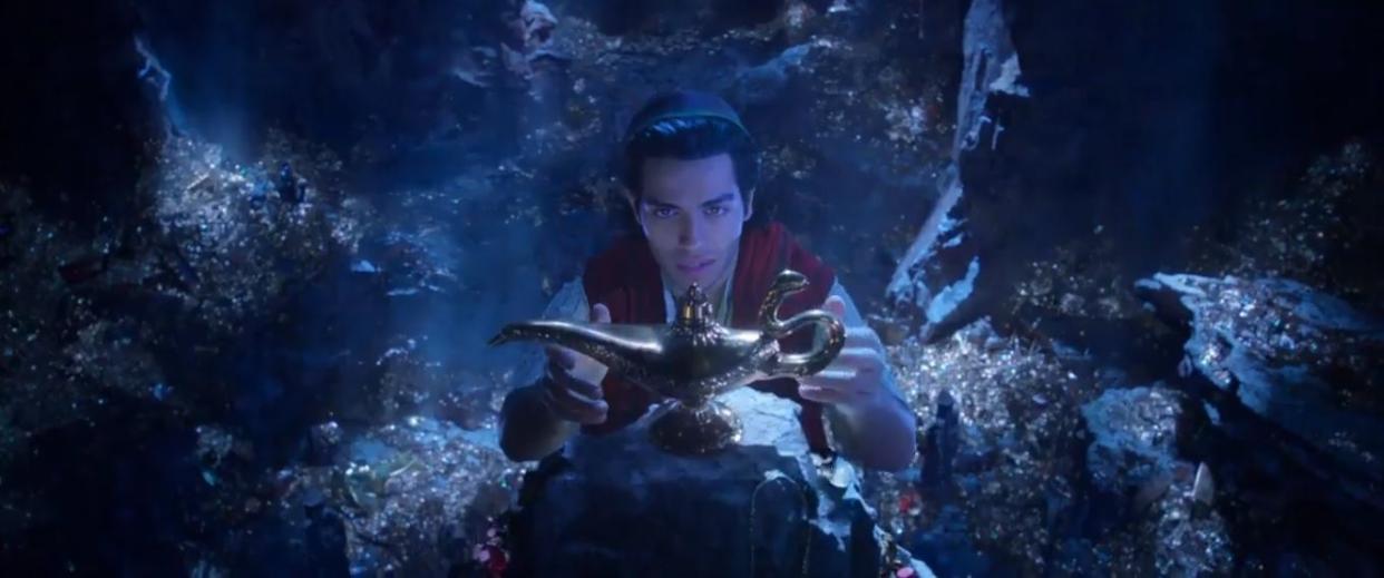 mena massoud as aladdin in first live action trailer