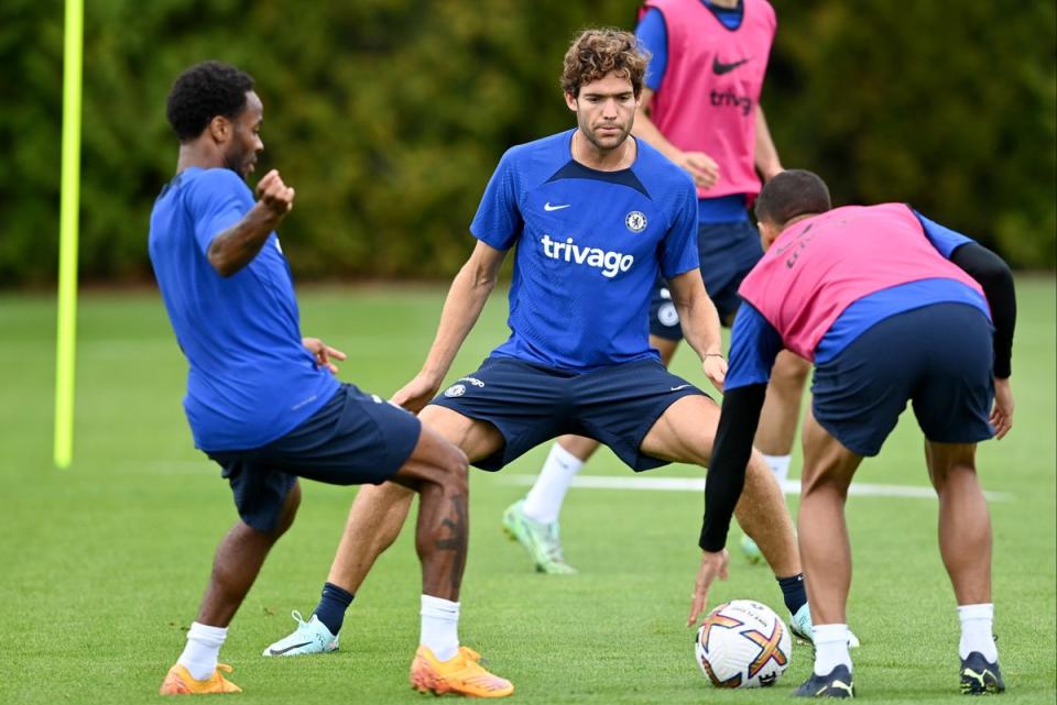 Marcos Alonso has asked to leave to join Barcelona (Chelsea FC via Getty Images)