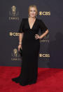 Kate Winslet arrives at the 73rd Primetime Emmy Awards on Sunday, Sept. 19, 2021, at L.A. Live in Los Angeles. (AP Photo/Chris Pizzello)