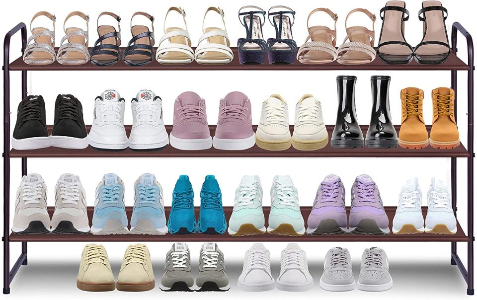 closet organization ideas aooda long shoe