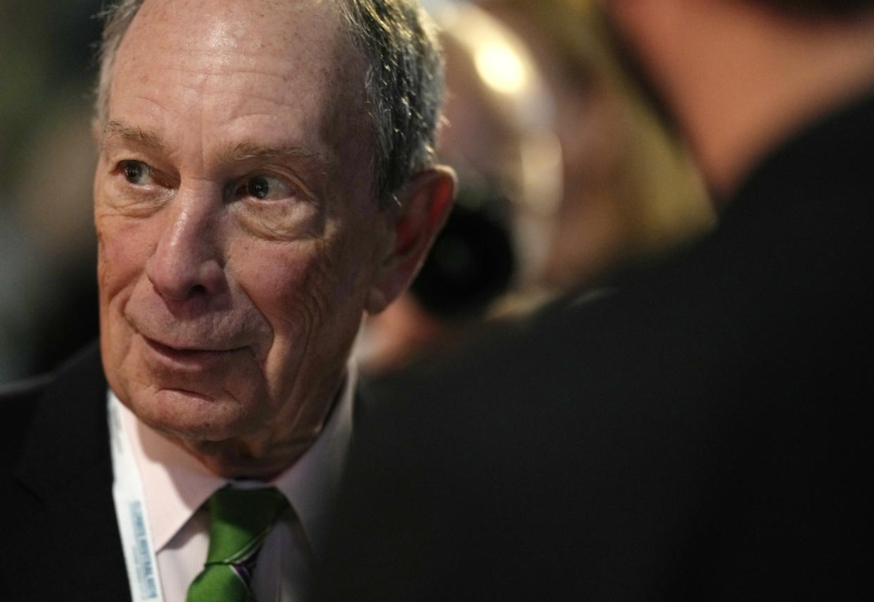Former New York City Mayor Michael Bloomberg.