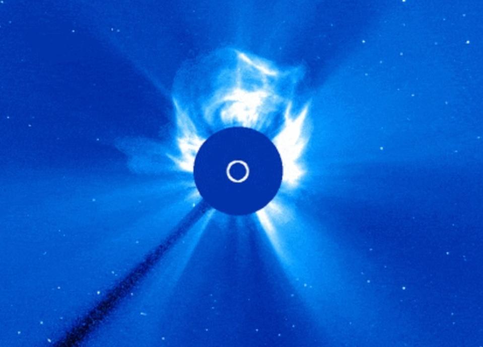 大陸氣象局發警報稱，3月24日到26日會發生地磁暴，衛星導航定位誤差容易增加。