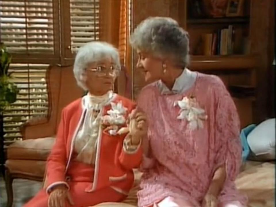 Sophia and Dorothy in The Golden Girls