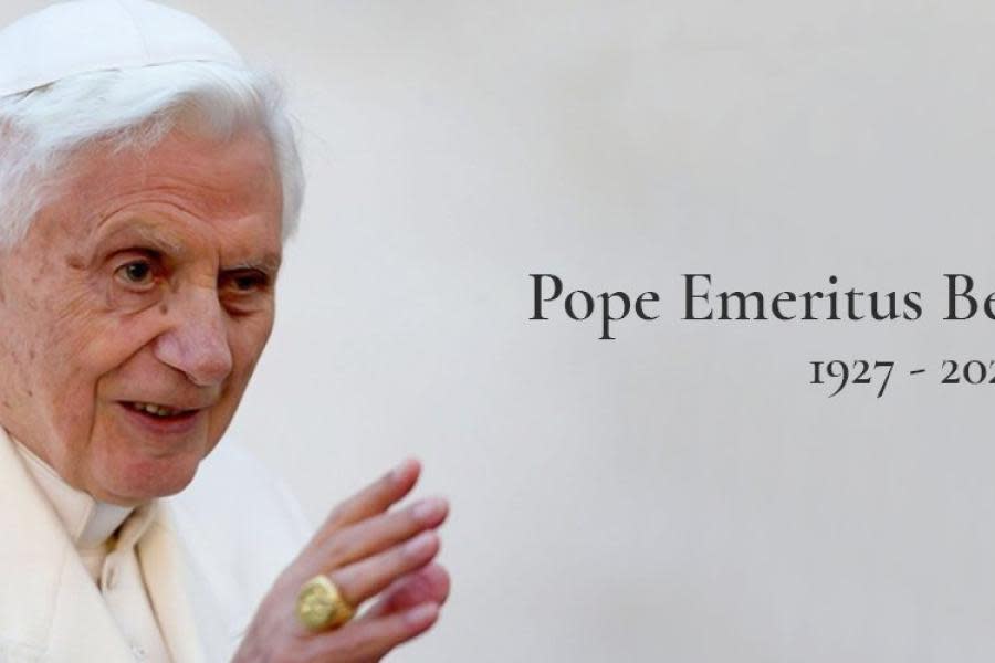 Muere el papa emérito Benedicto XVI, Joseph Ratzinger, a los 95 años