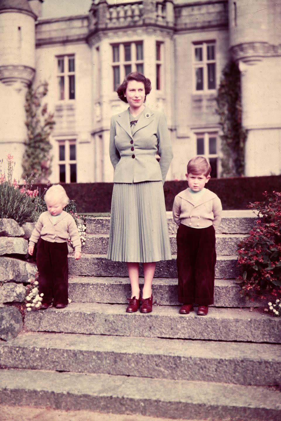 Princess Elizabeth, Prince Charles, and Princess Anne