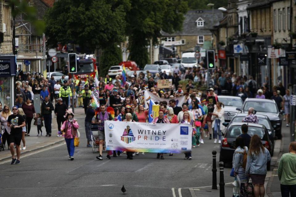 Oxford Mail: Witney Pride March 2022