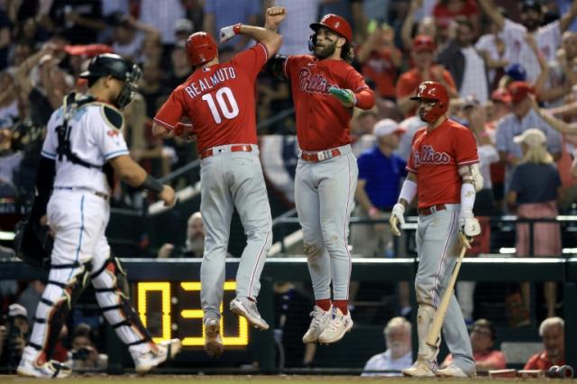 Bryce Harper celebrates birthday with first inning bomb off Zac Gallen