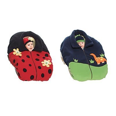 Aw! But, what?  <a href="http://www.onestepahead.com/product/Widgeon-Snugaroo-Infant-Car-Seat-Cover/_/R-538520" target="_blank">via Onestepahead.com</a>