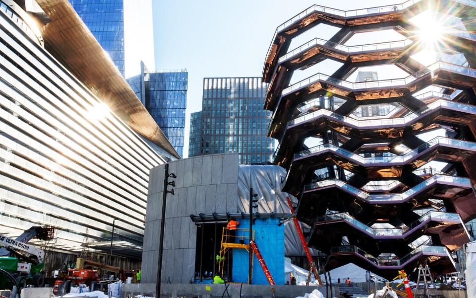 The Vessel, seen here under construction in 2019 - Demetrius Freeman/Bloomberg